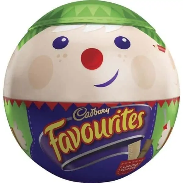cadbury favourites christmas bowl 700g 1