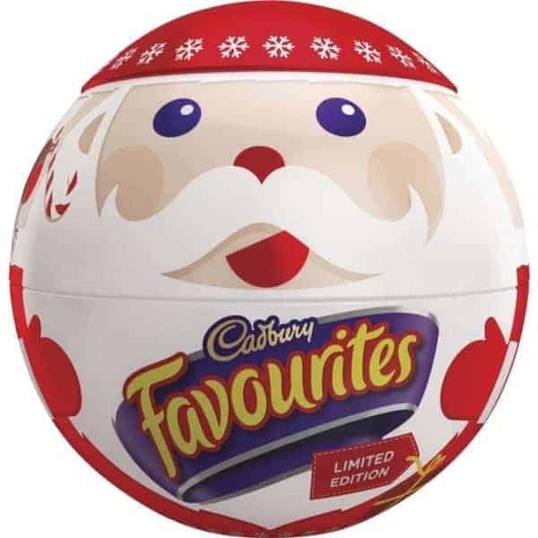 cadbury favourites christmas bowl 700g