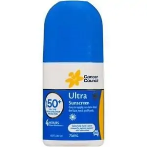 cancer council australia roll on sunscreen spf 50 75ml