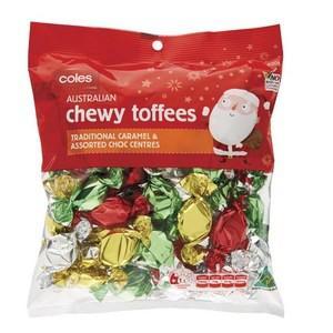 chewy christmas toffees 400g