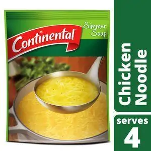 continental chicken noodle simmer soup 45g