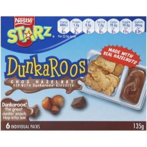 dunkaroos choc hazelnut 6 pack