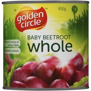 golden circle whole baby beets 450g