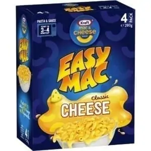 kraft easy mac classic cheese macaroni 4 pack