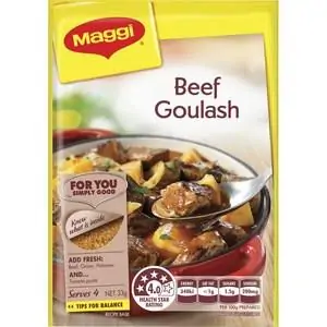 maggi beef goulash dry recipe base 33g