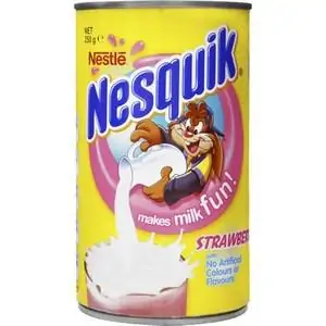 nesquik strawberry drink powder 250g