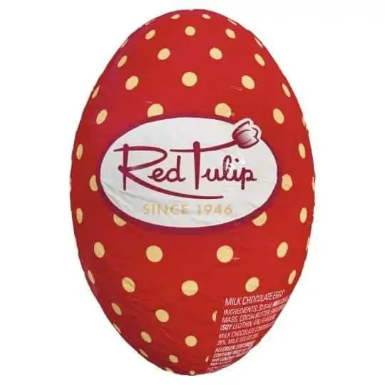red tulip hollow egg 50g