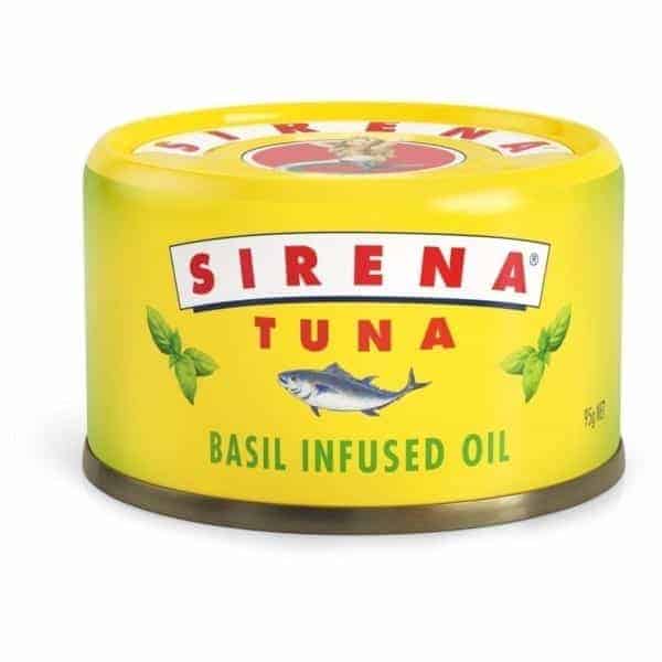 sirena tuna in basil infused oil 95g