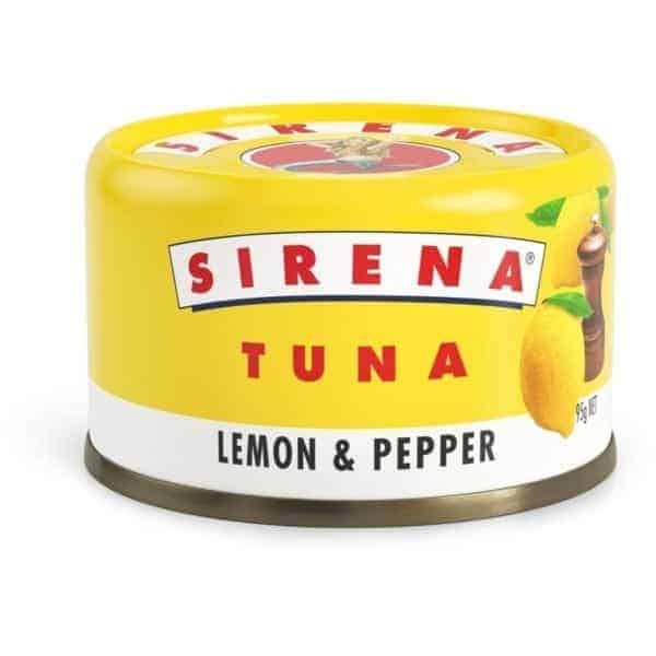 sirena tuna in oil with lemon pepper 95g